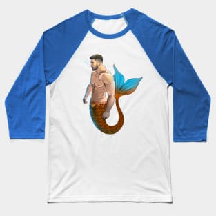 Handsome Merman Baseball T-Shirt